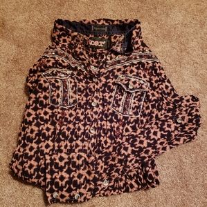 Cheetah print shirt